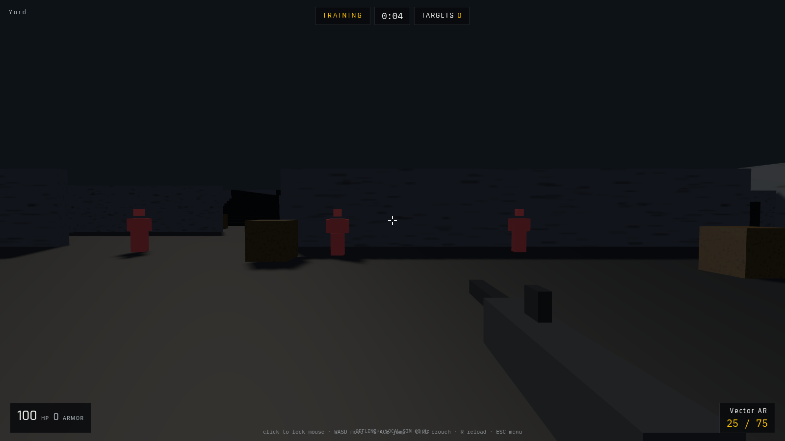 Training range on Foundry